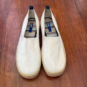 Keds woman’s slip on canvas and jute shoes size 9.5